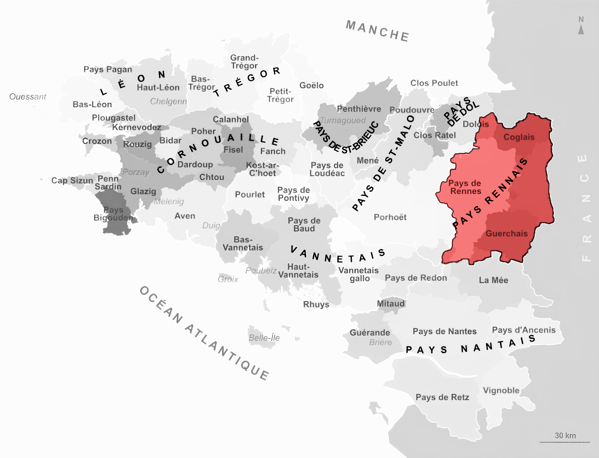 Carte de Rennais