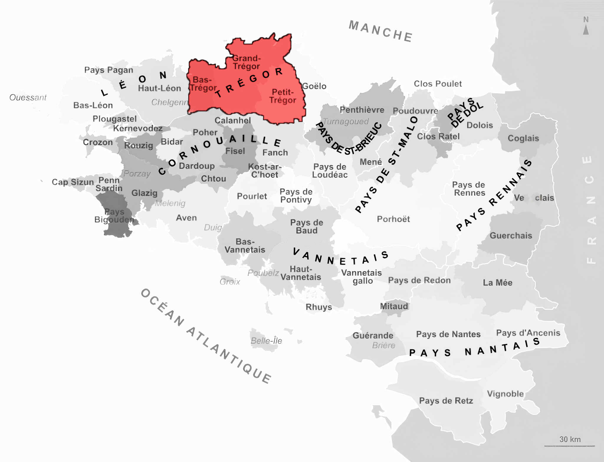 Carte de Trégor