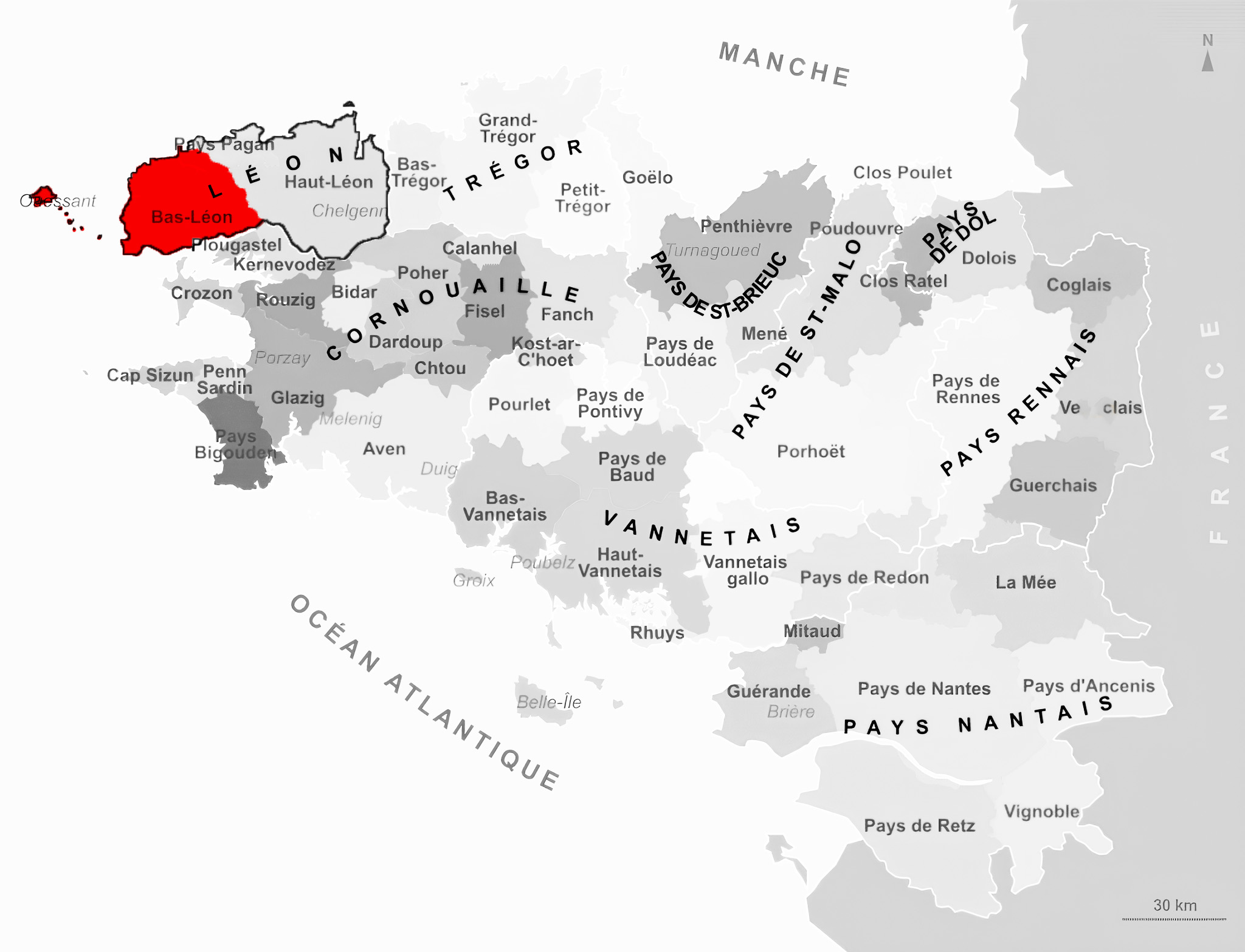 Carte de Bas-Léon