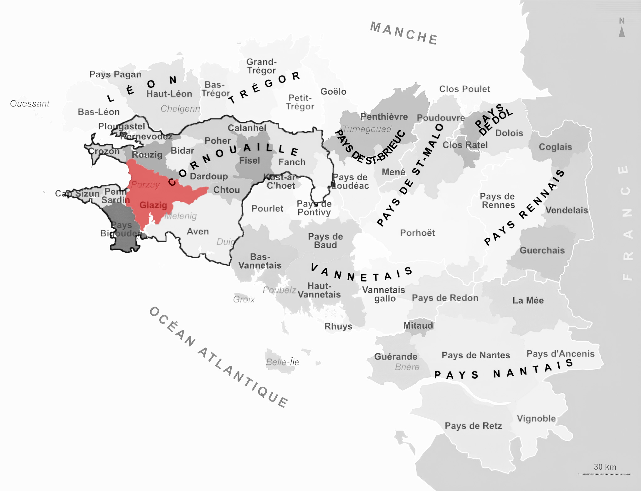 Carte de Glazig