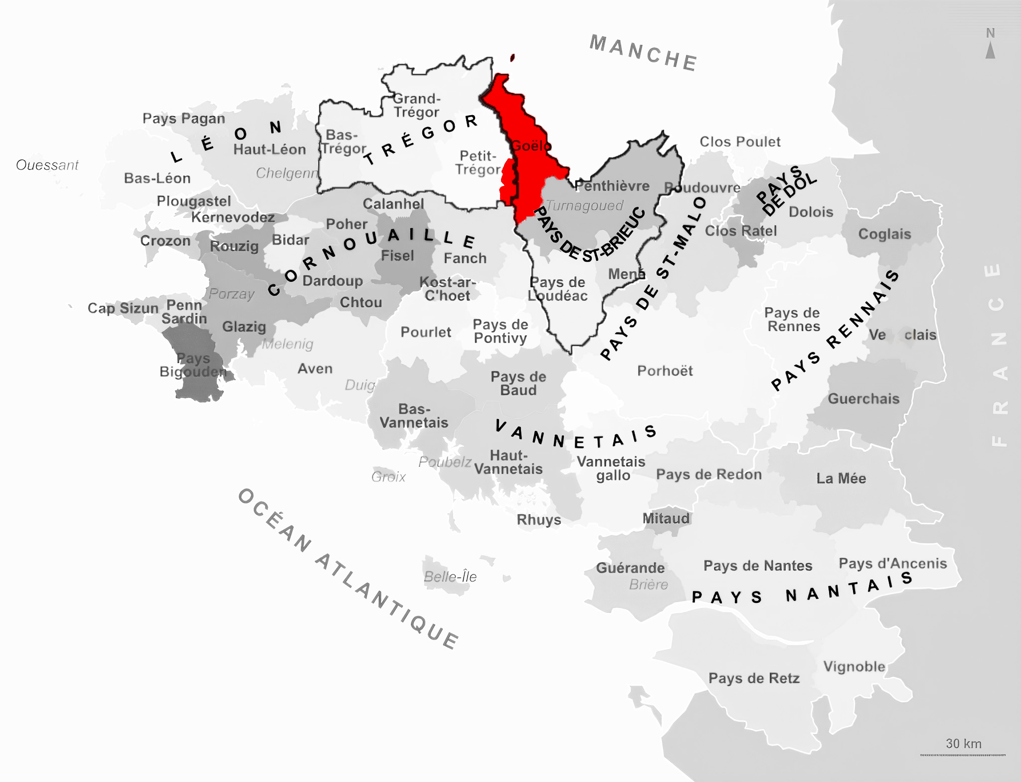 Carte de Goëlo