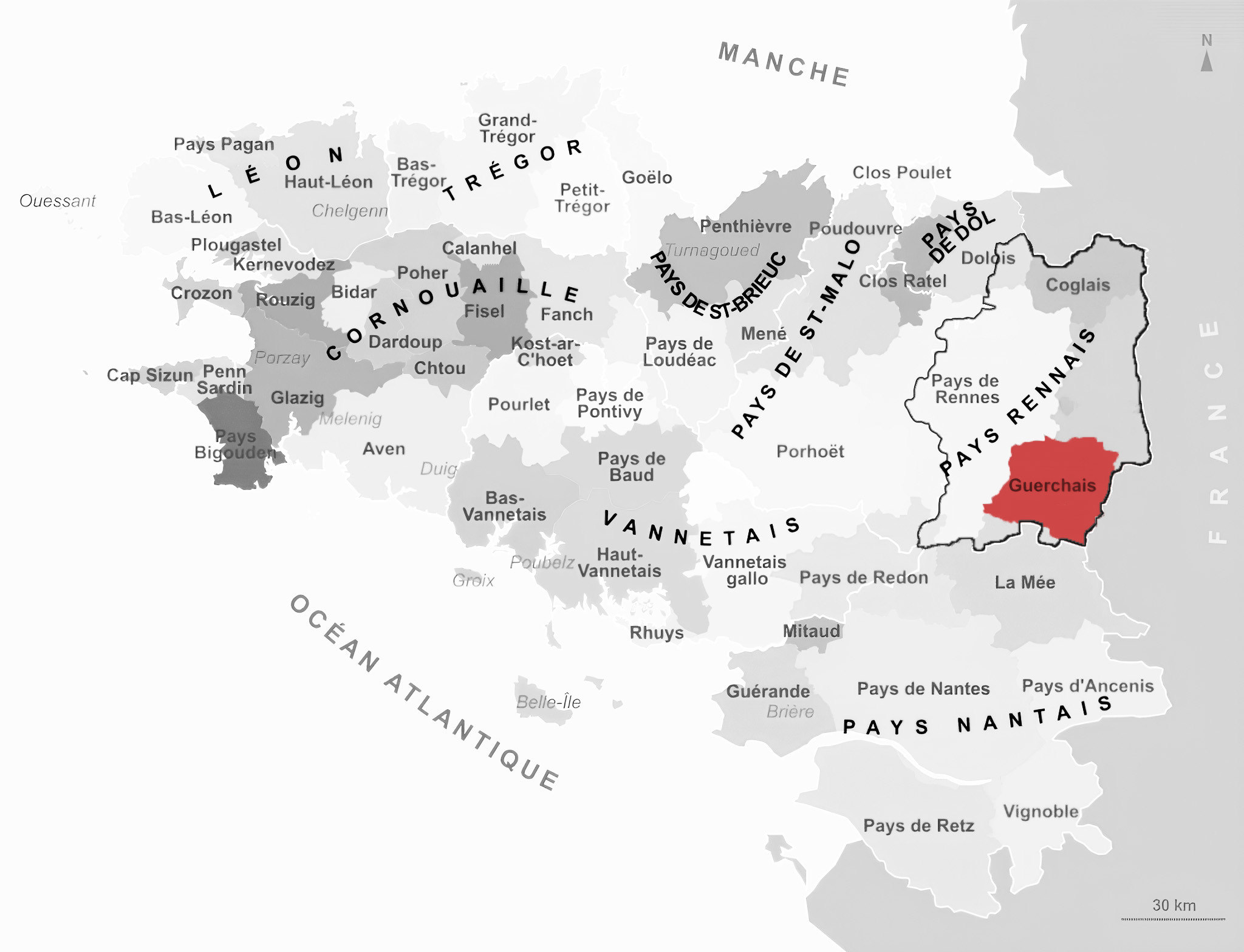 Carte de Guerchais