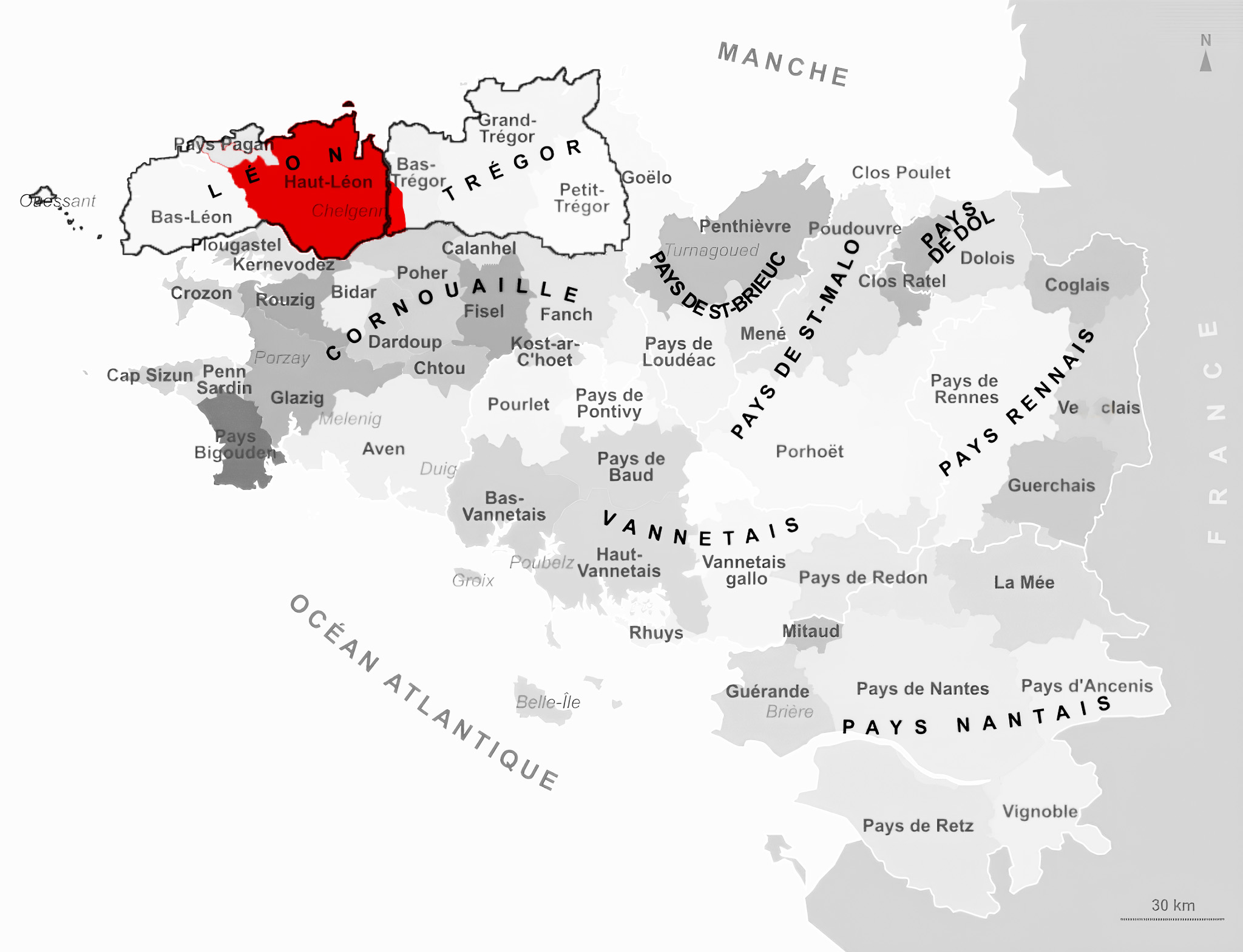 Carte de Haut-Léon