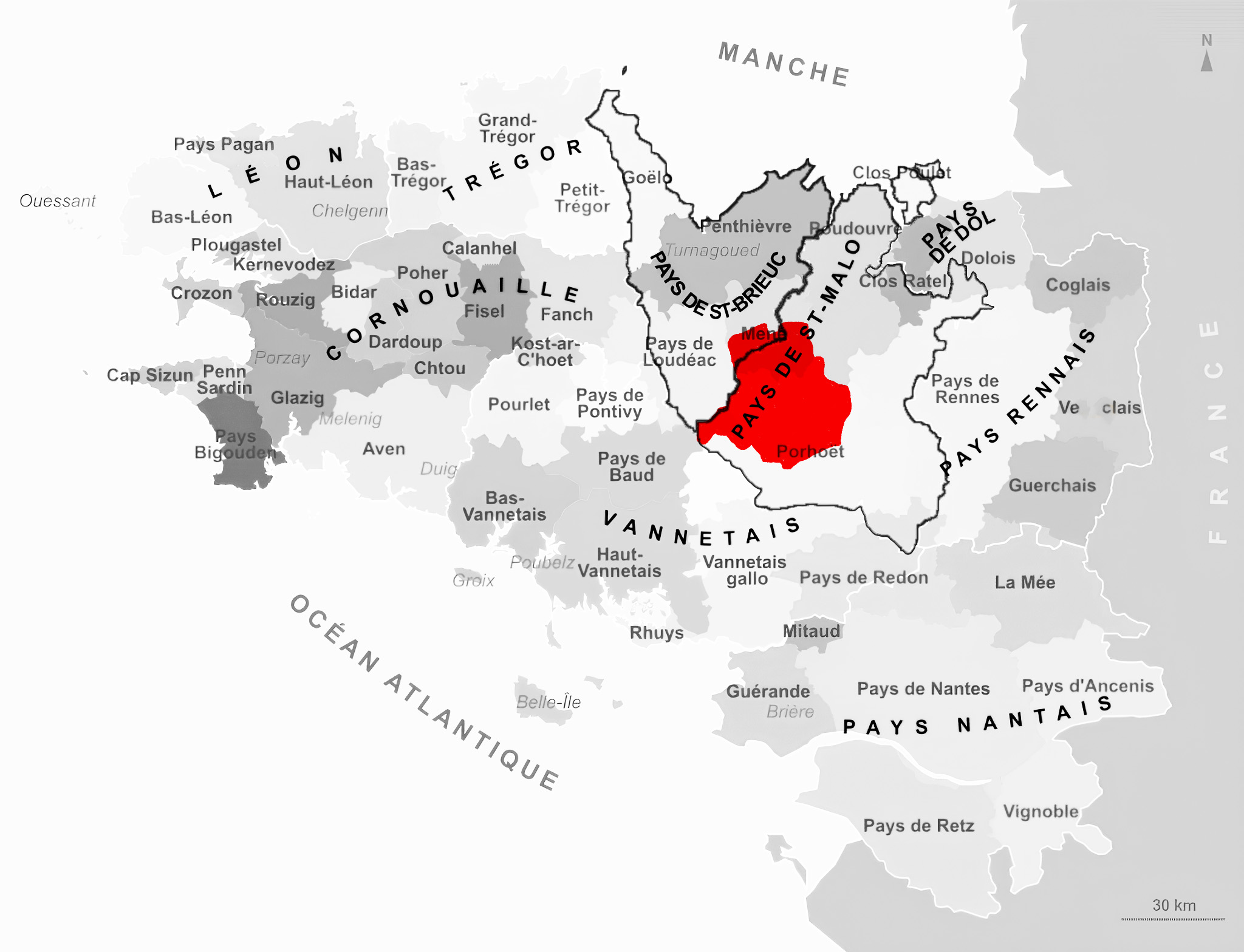 Carte de Porhoët