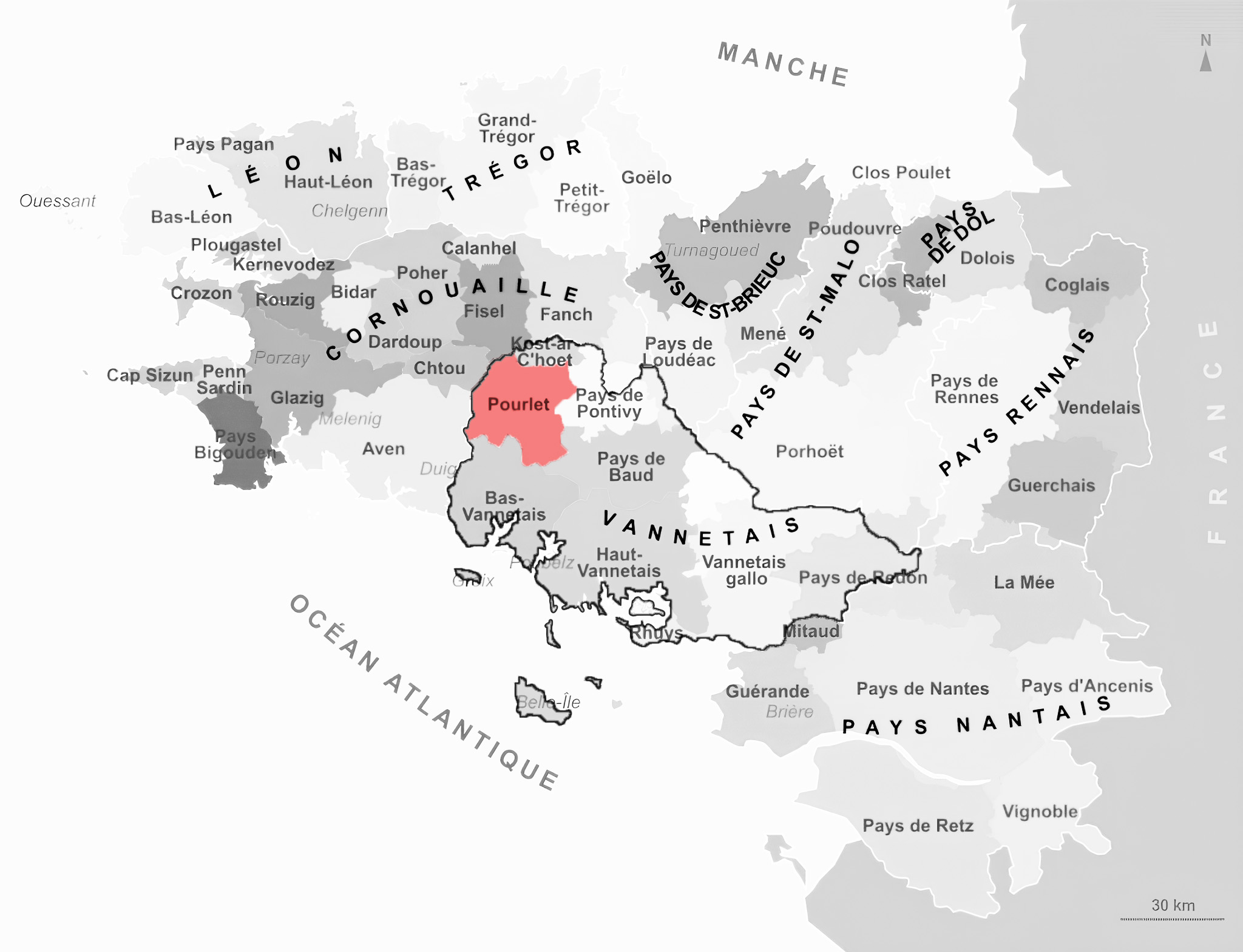 Carte de Pourlet
