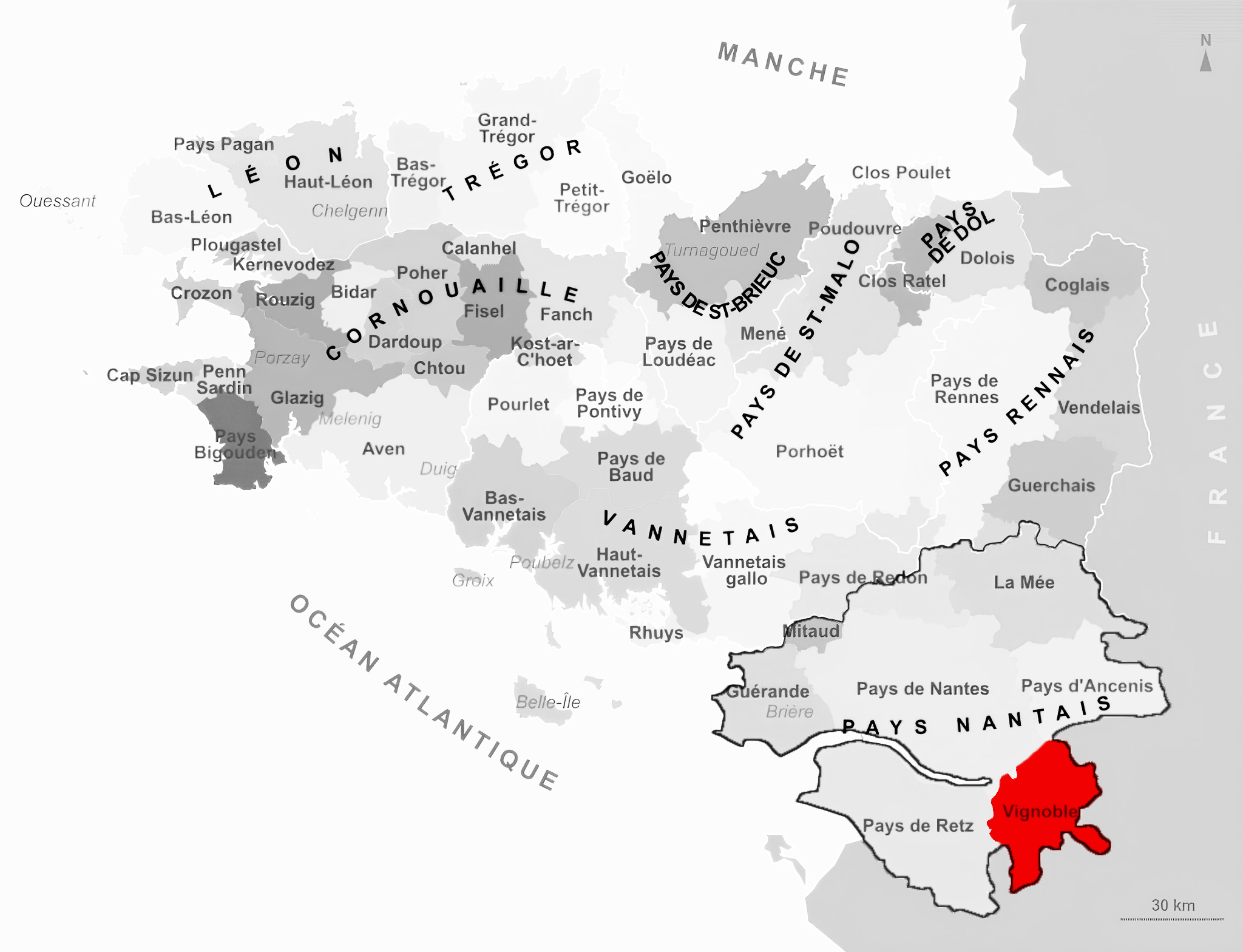 Carte de Vignoble